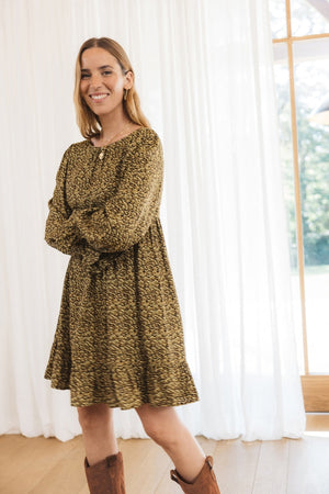 Robe Nova imprimé néo léopard