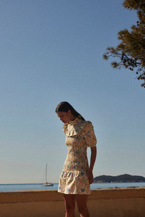 Summer Flower Print Panka Dress