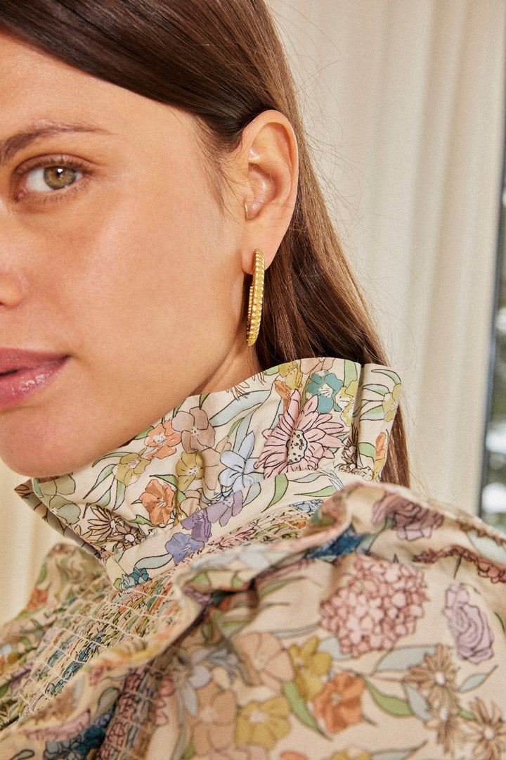 Dress Panka printed flowers d'été