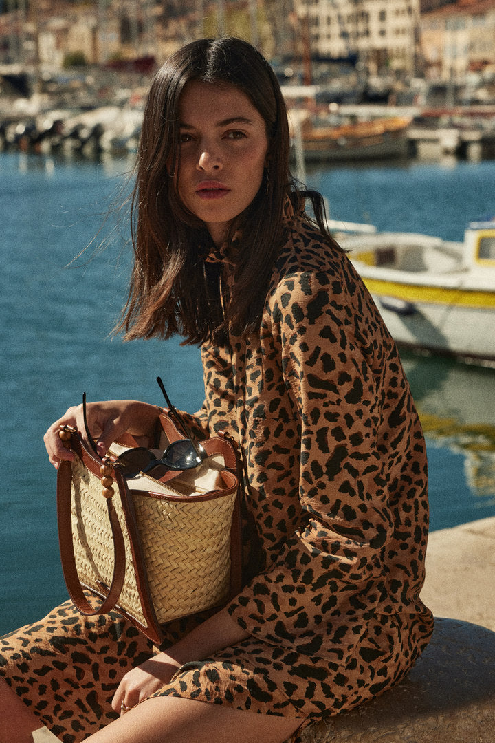 Dress Pépite Guépard cappucino