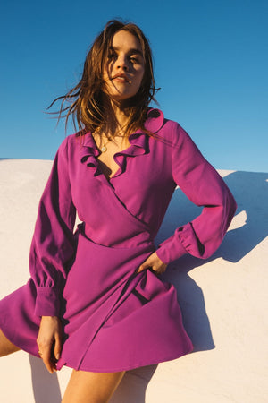 Purple Silence dress