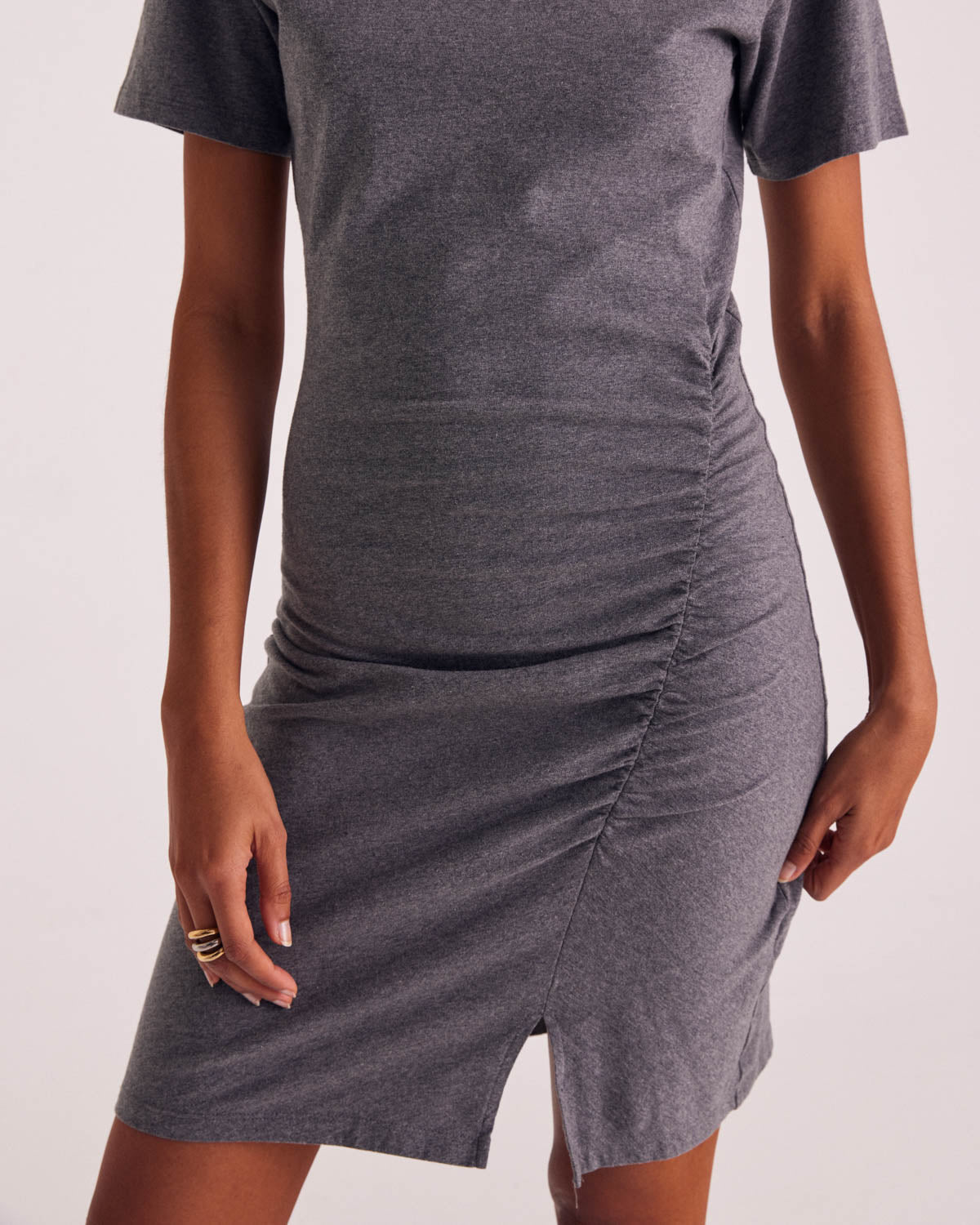 Robe Boule Gris Anthracite Patrice Bréal - Taille 40 - Occasion Très Bon état