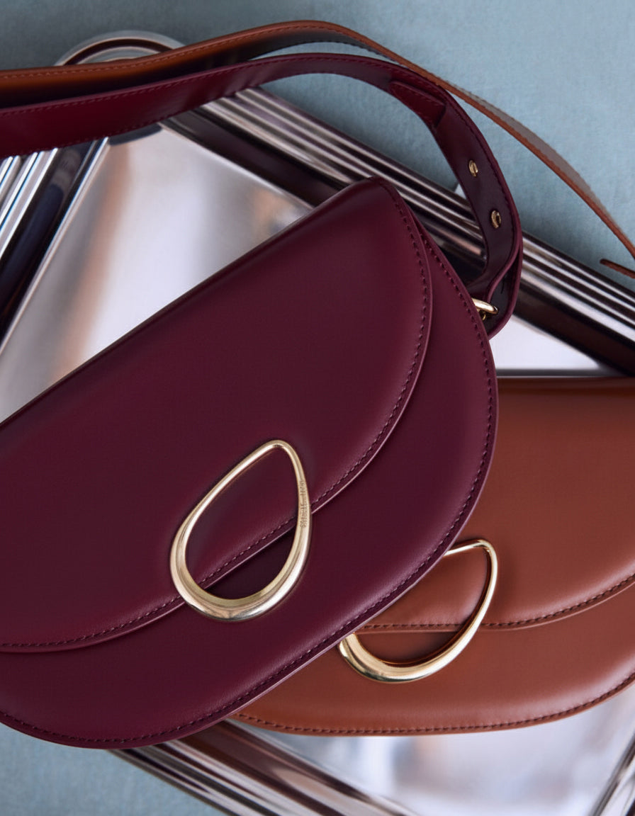 Burgundy Maé bag