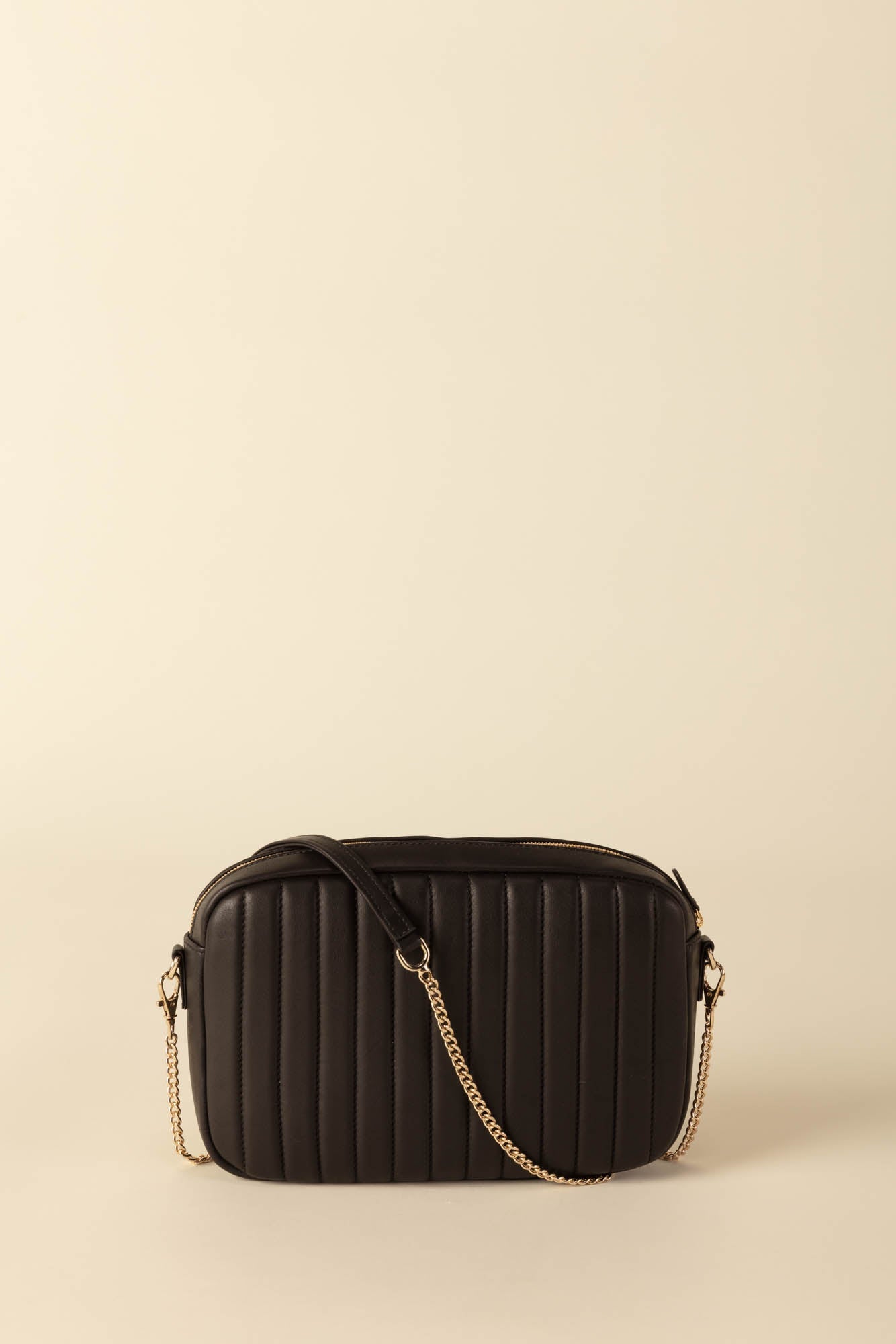 Bag Grand César black smooth chaine removable