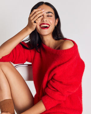Pull Doudou rouge