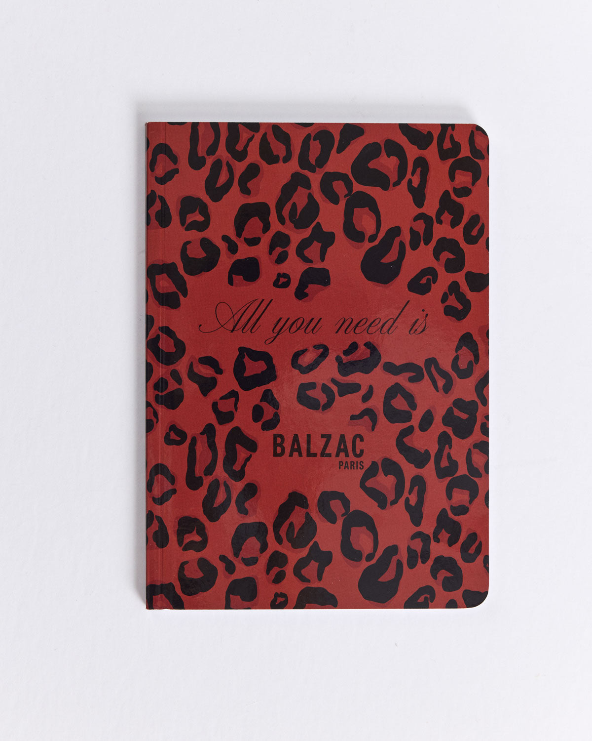 A5 red leopard notebook All you need is