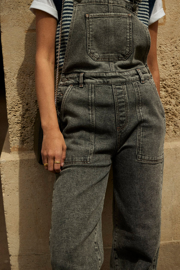 Edifice ash gray overalls - Balzac Paris