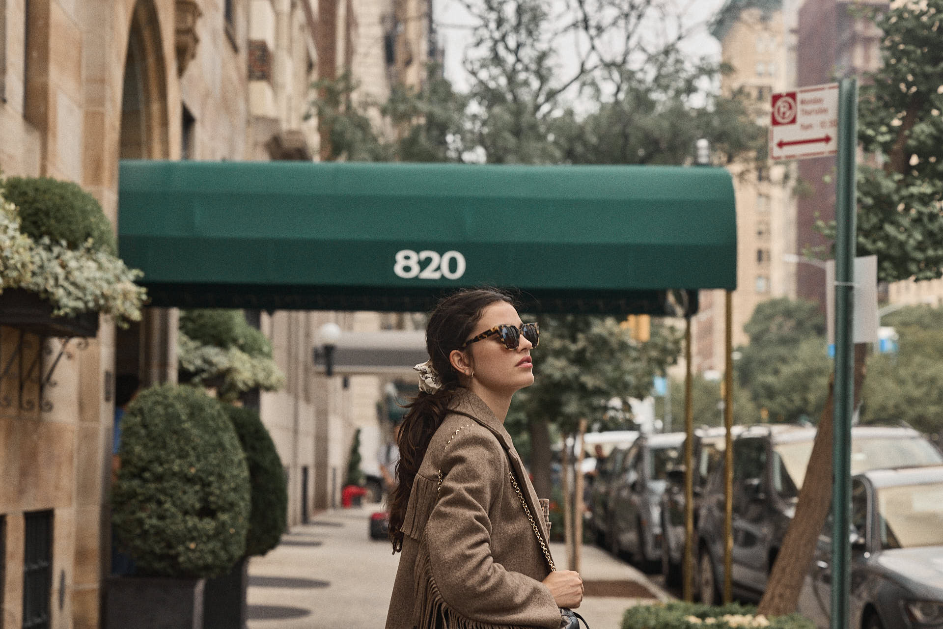 Salopette Edifice leopard coffee