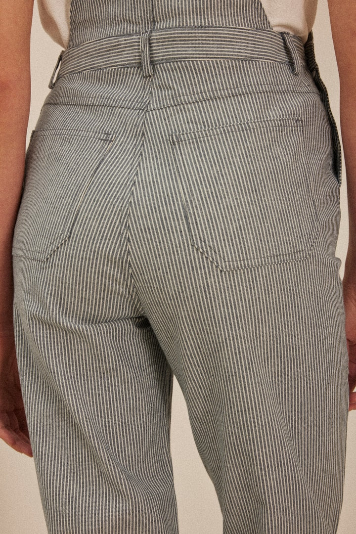 Reda overalls with gray stripes
