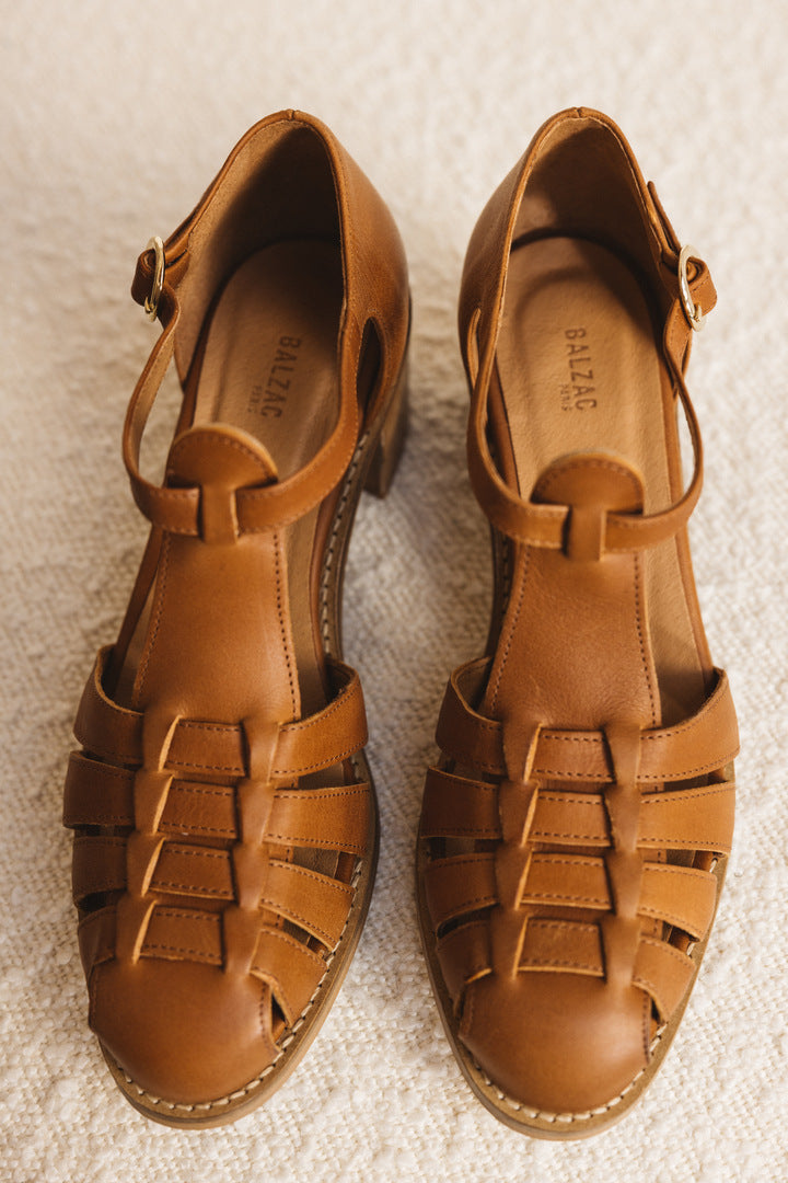Sandals Albane camel