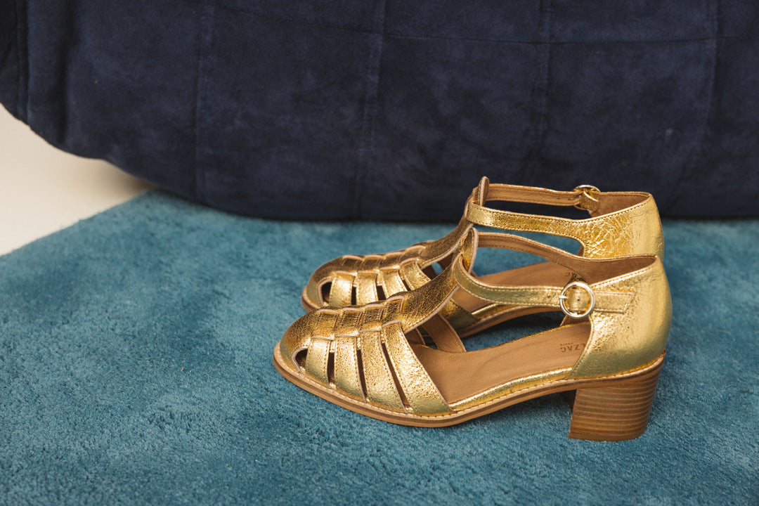 Sandals Albane gold