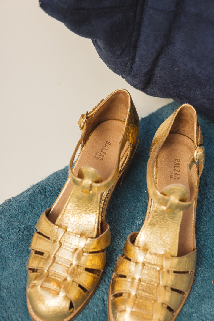 Sandals Albane gold