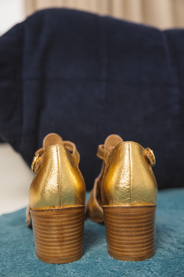 Sandals Albane gold