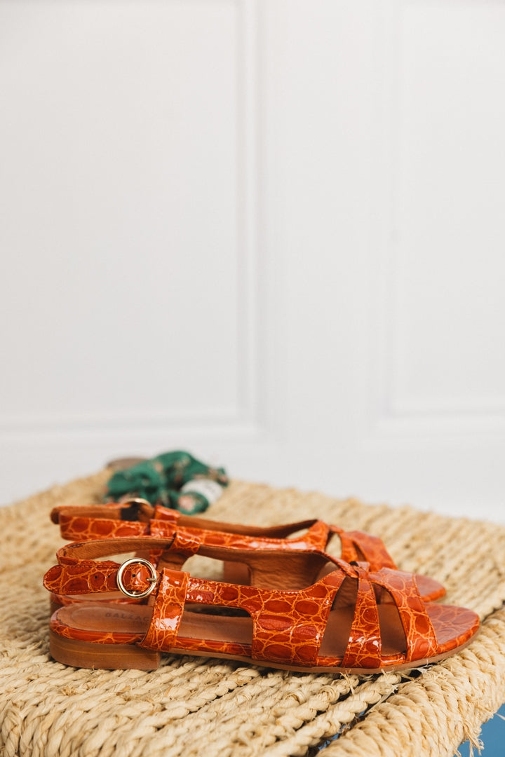Orange Line sandals