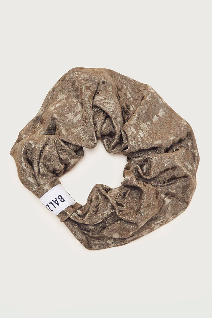 Scrunchie Trajet XL khaki jacquard