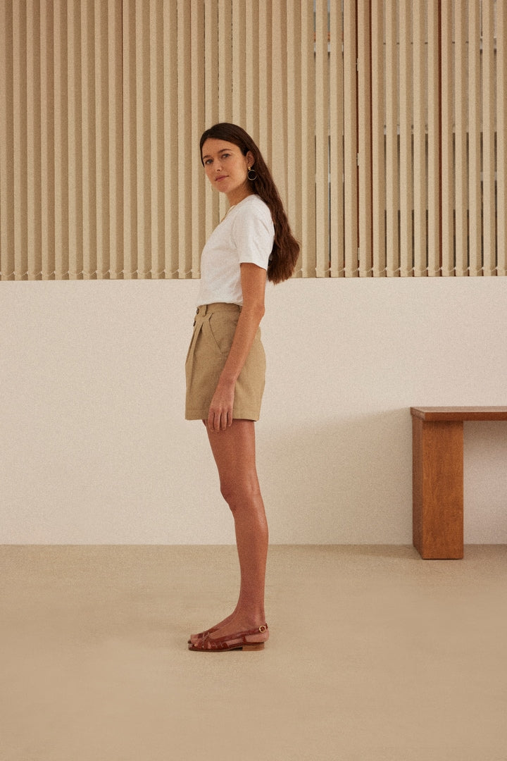 Beige Expedition Shorts