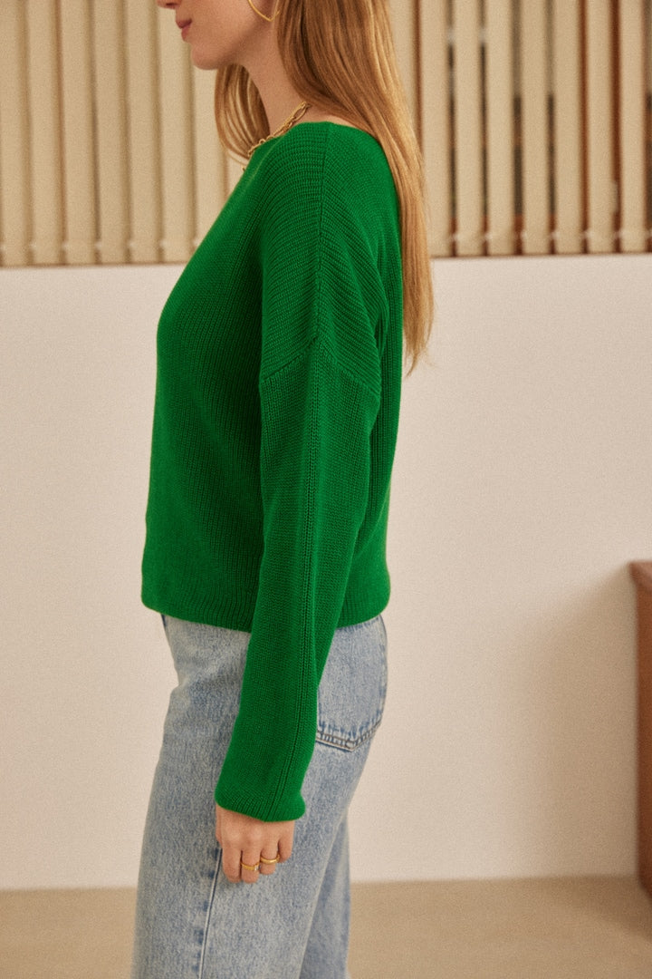 Frisson sweater green