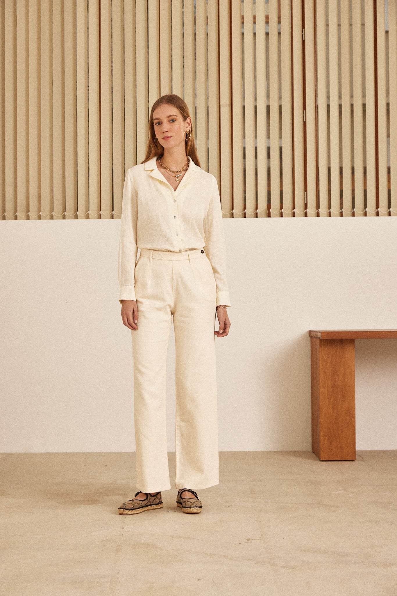 Pants Paolo cream brûlée