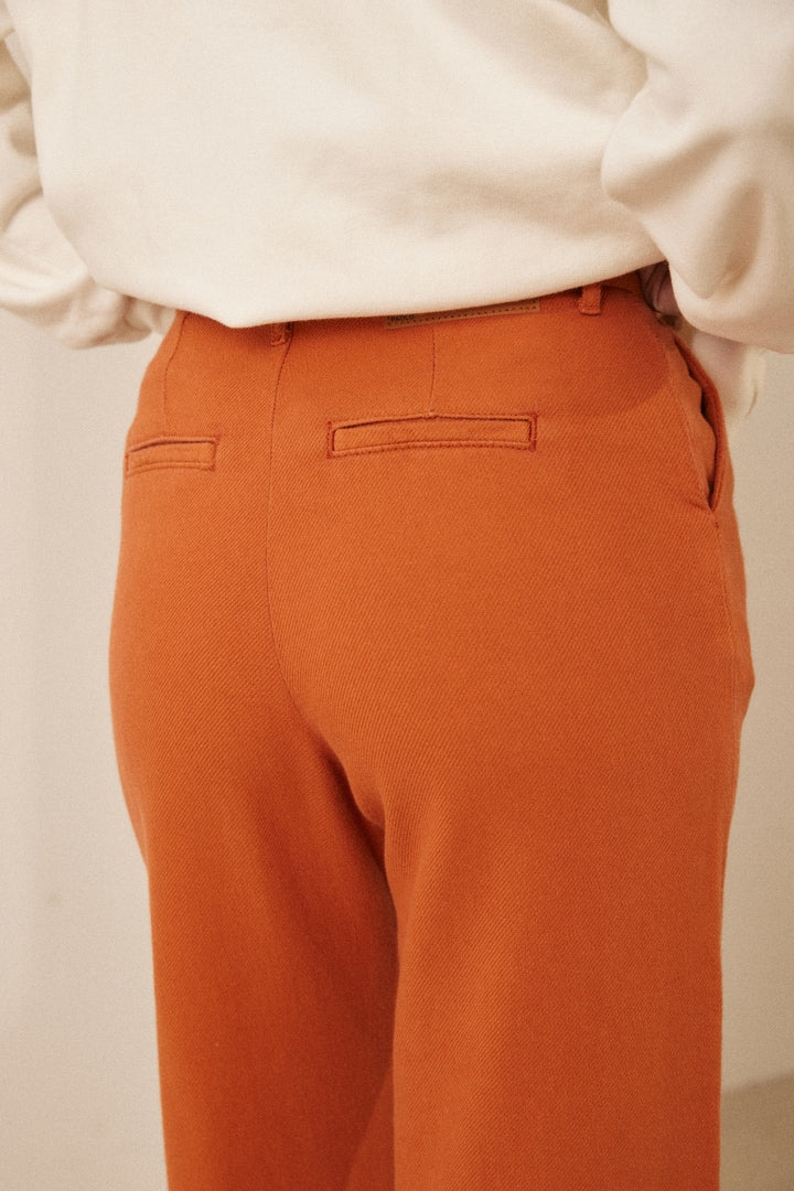 Paolo orange trousers