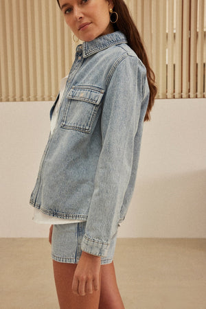 Surchemise Carter bleu glacier