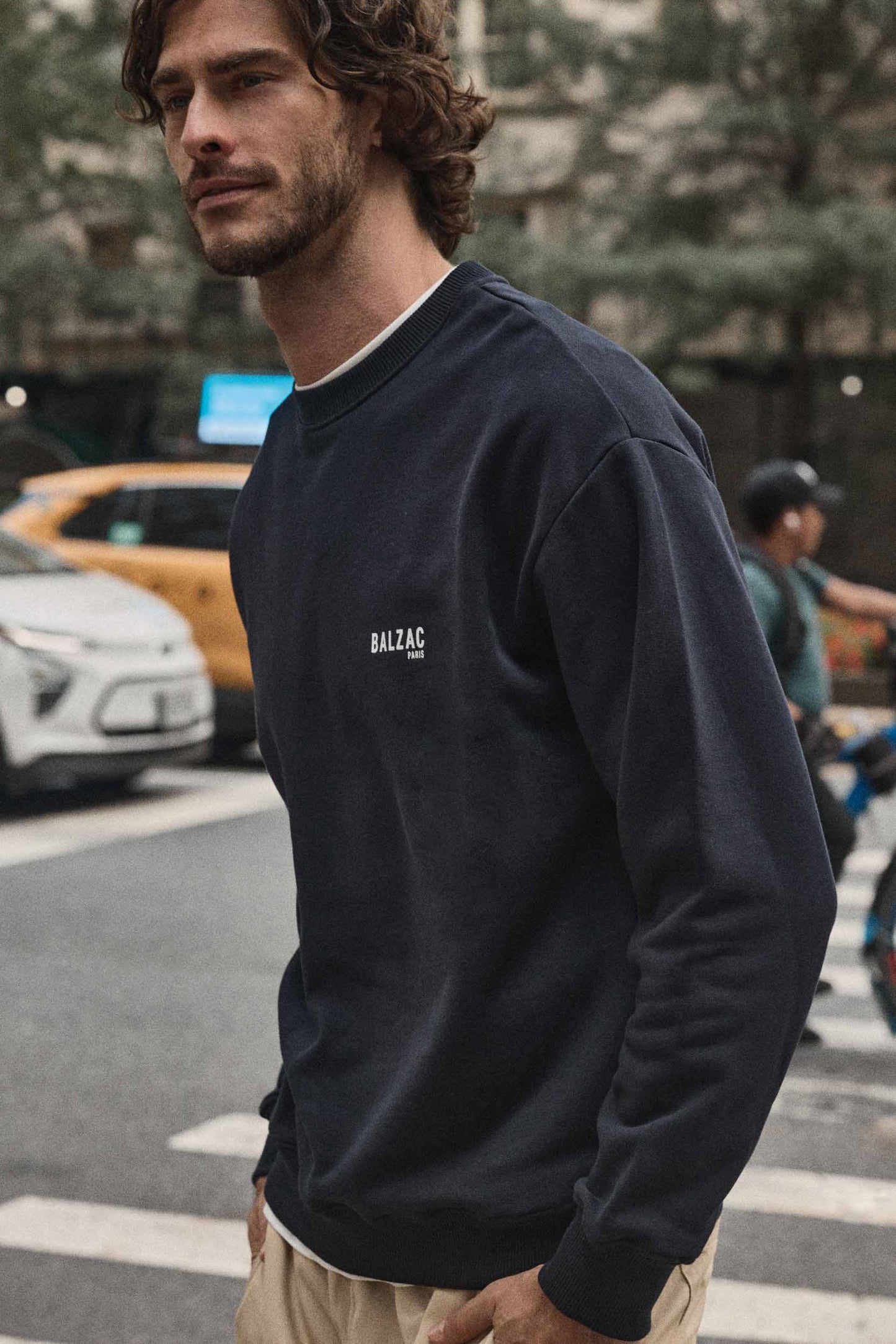 Hauteville BP navy sweatshirt