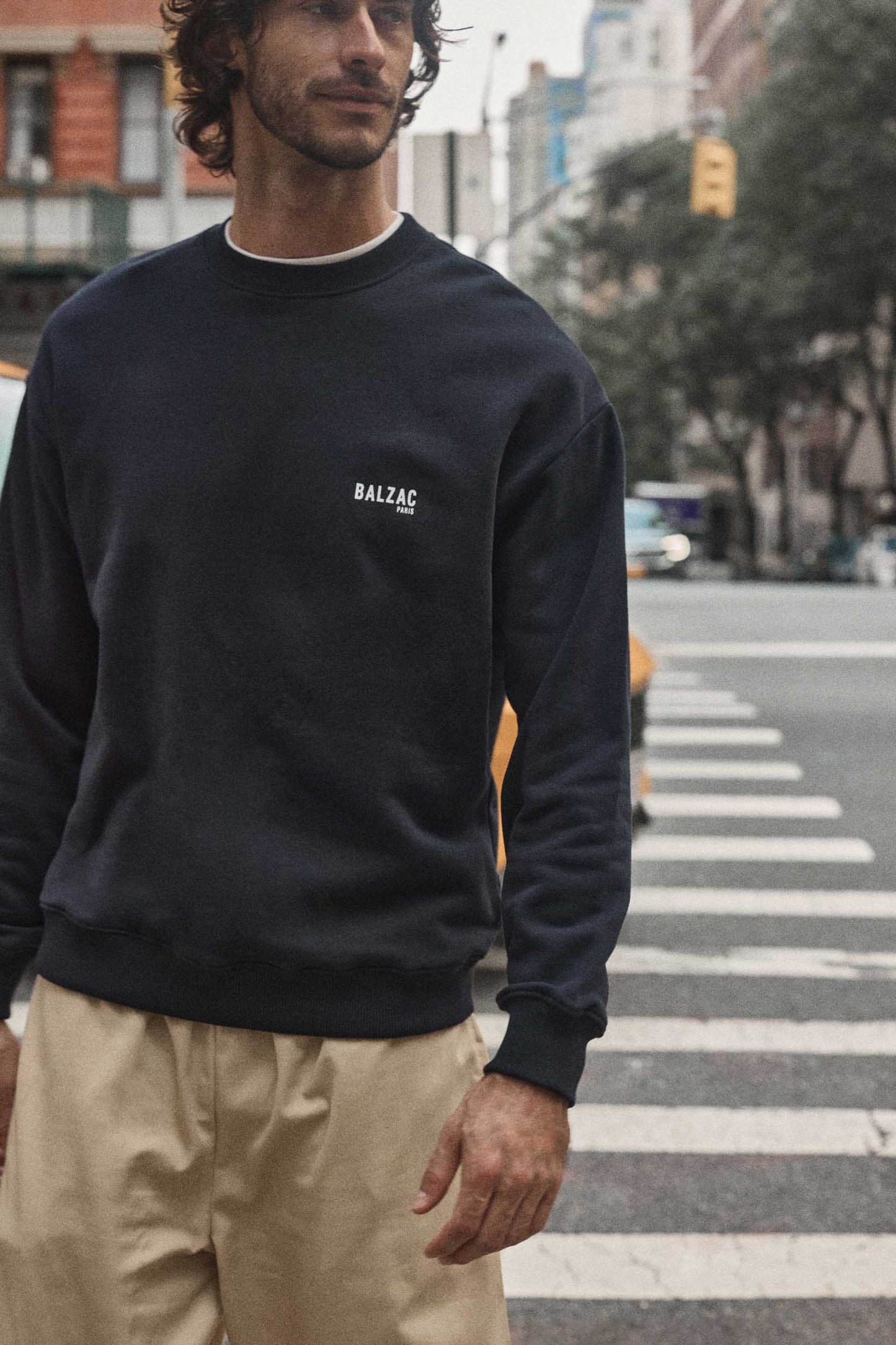 Hauteville BP navy sweatshirt