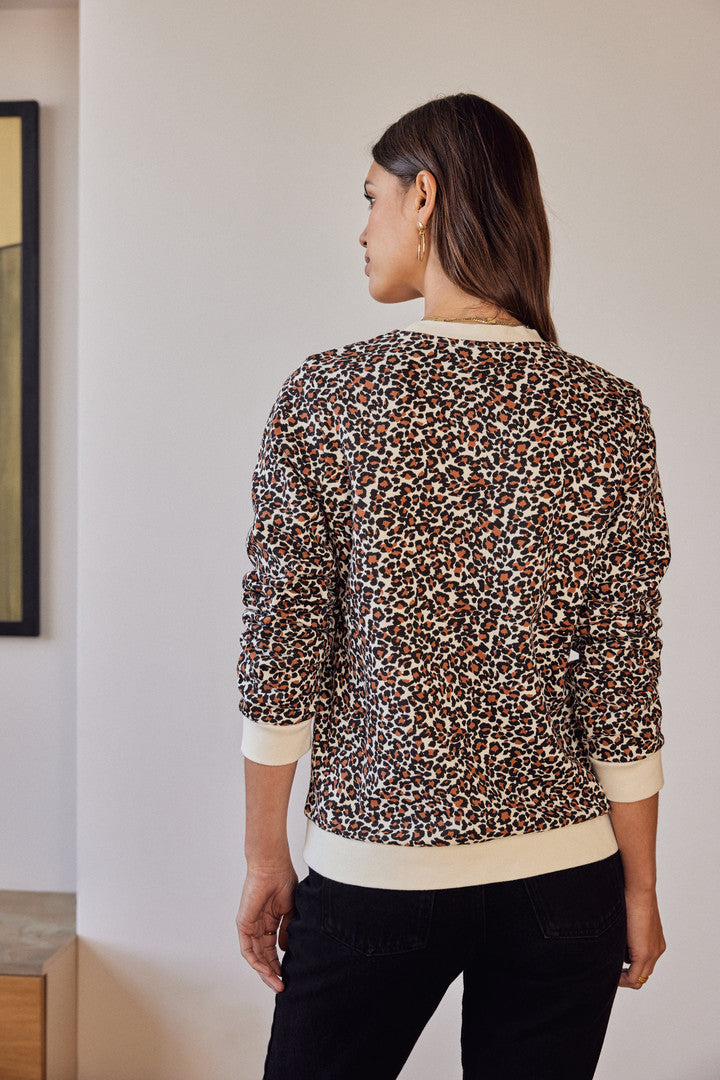 Women's store leopard sweatshirts