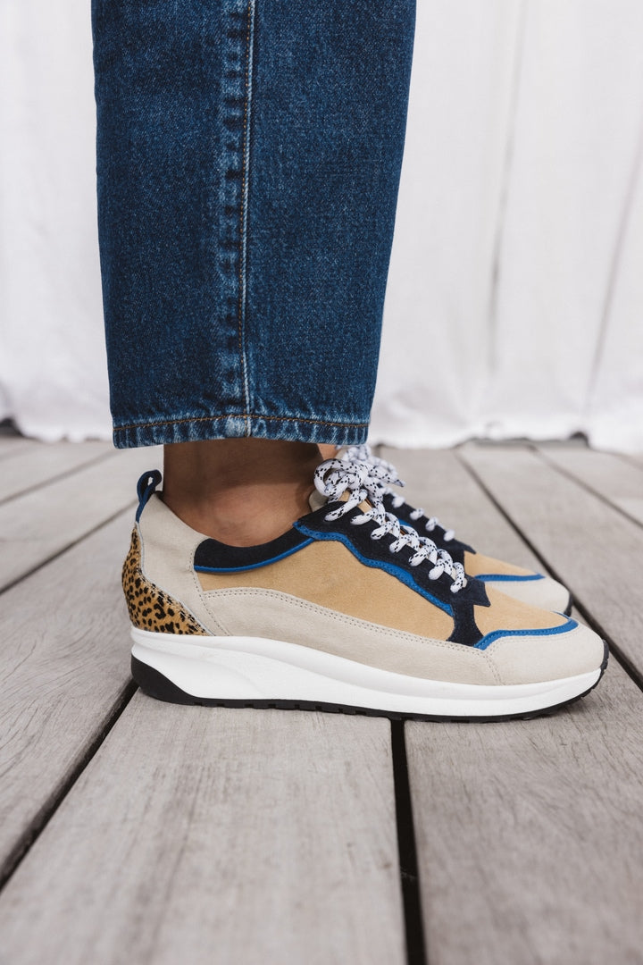 cheetah and blue maximilien sneakers