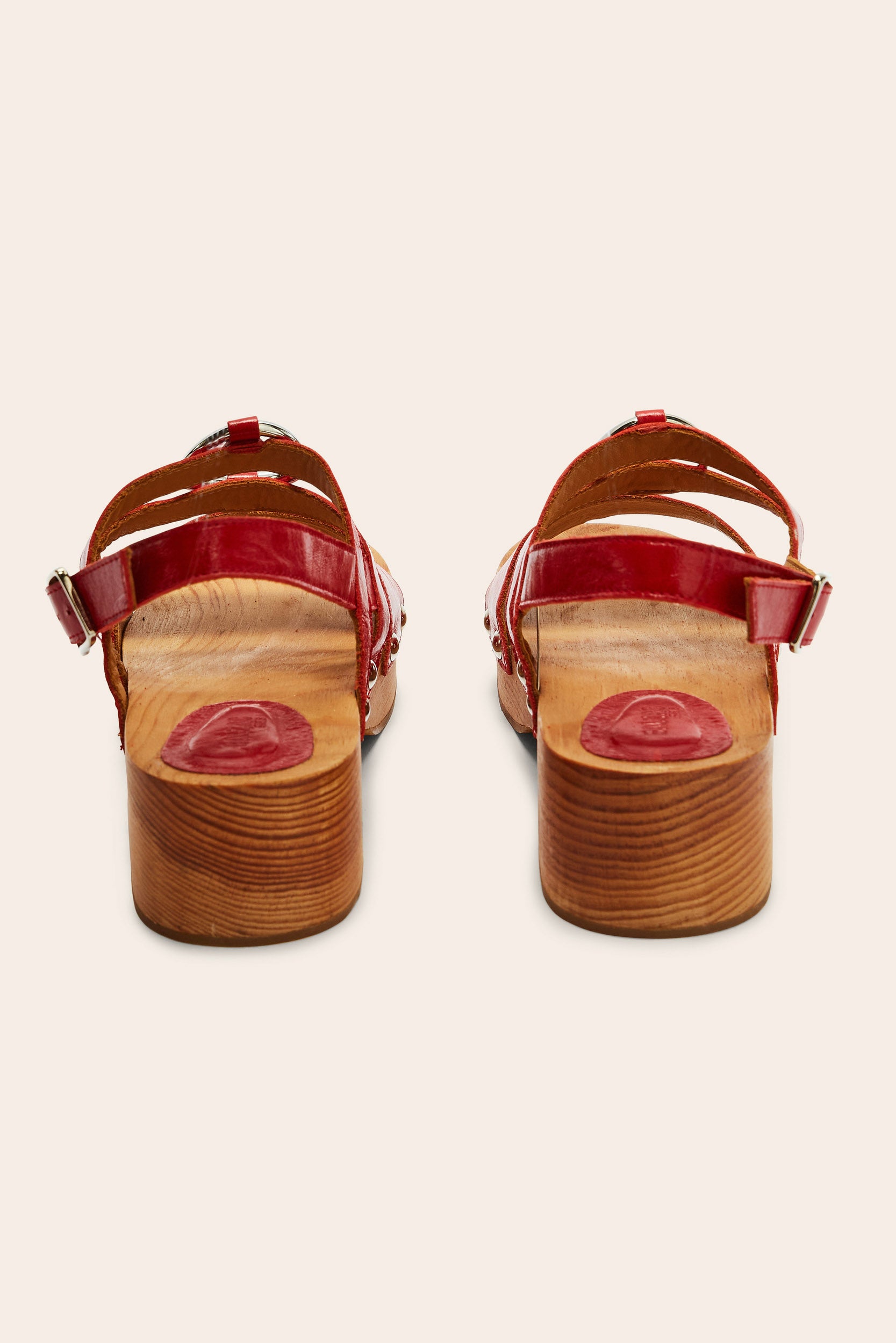 Red Lysia sandals