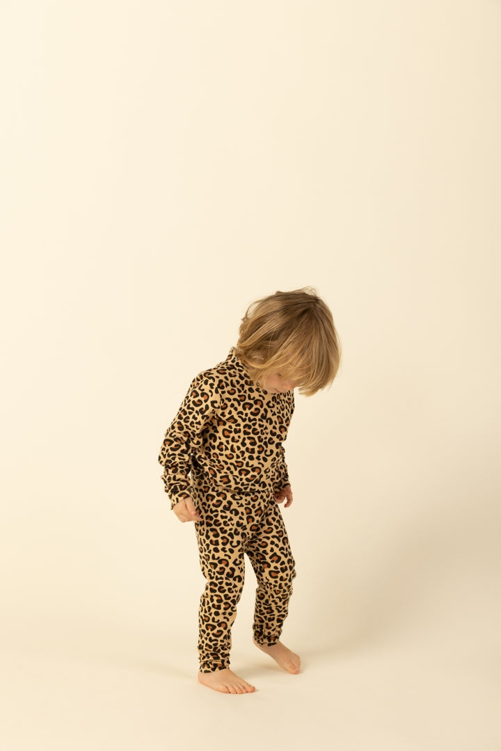 Lemon leopard leggings