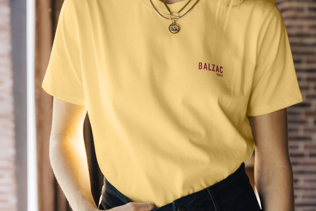 Bree Balzac Paris yellow t-shirt