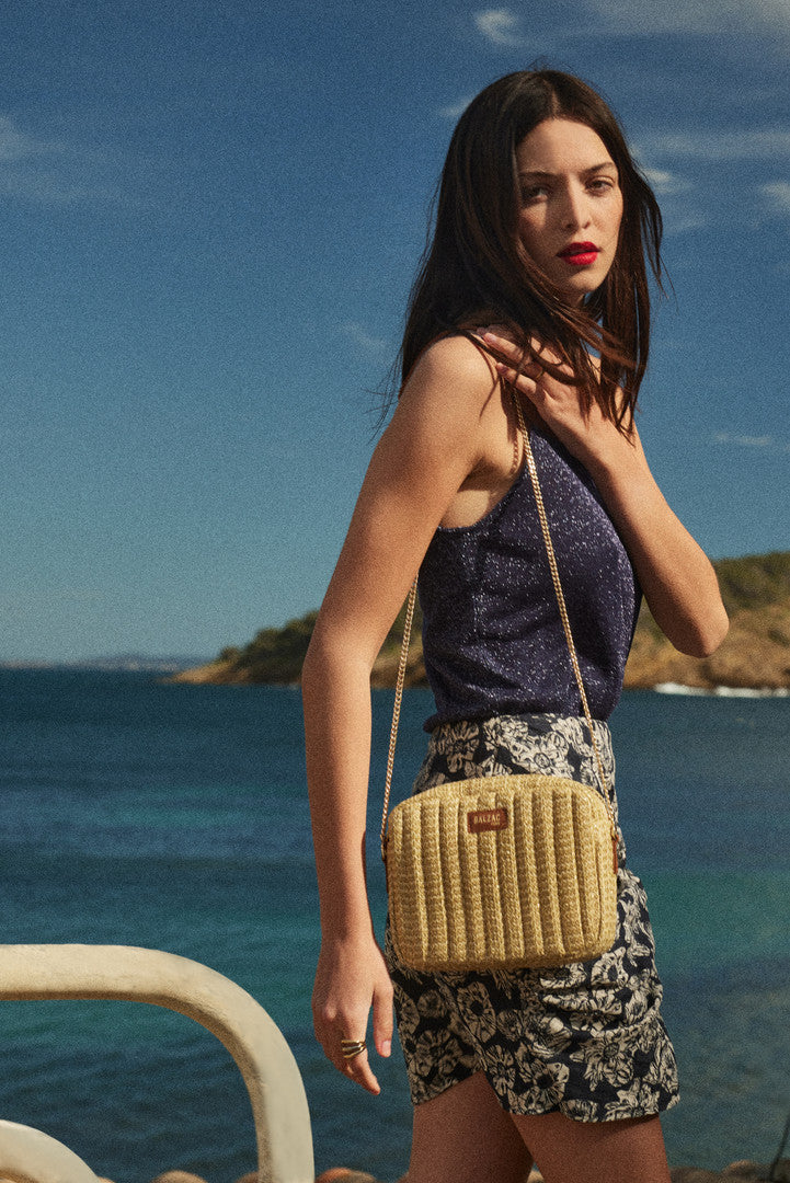 Bag César raffia