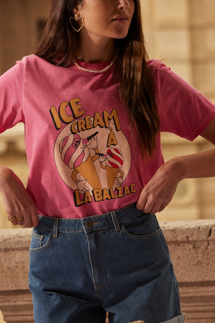 Tee-shirt Bree icecream rose