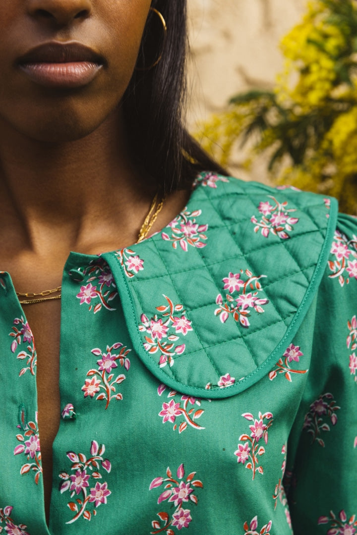 Orage shirt with Indian bouquet print
