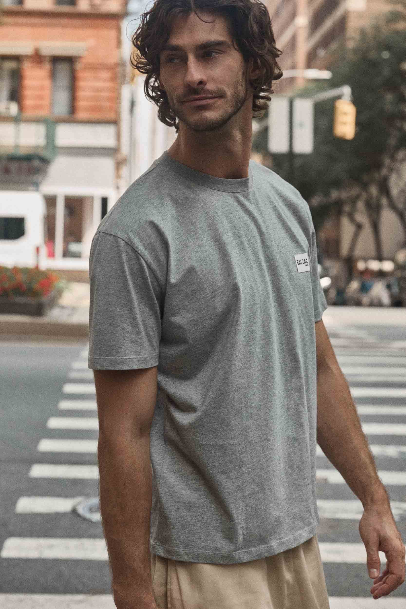T-shirt Martel heather gray