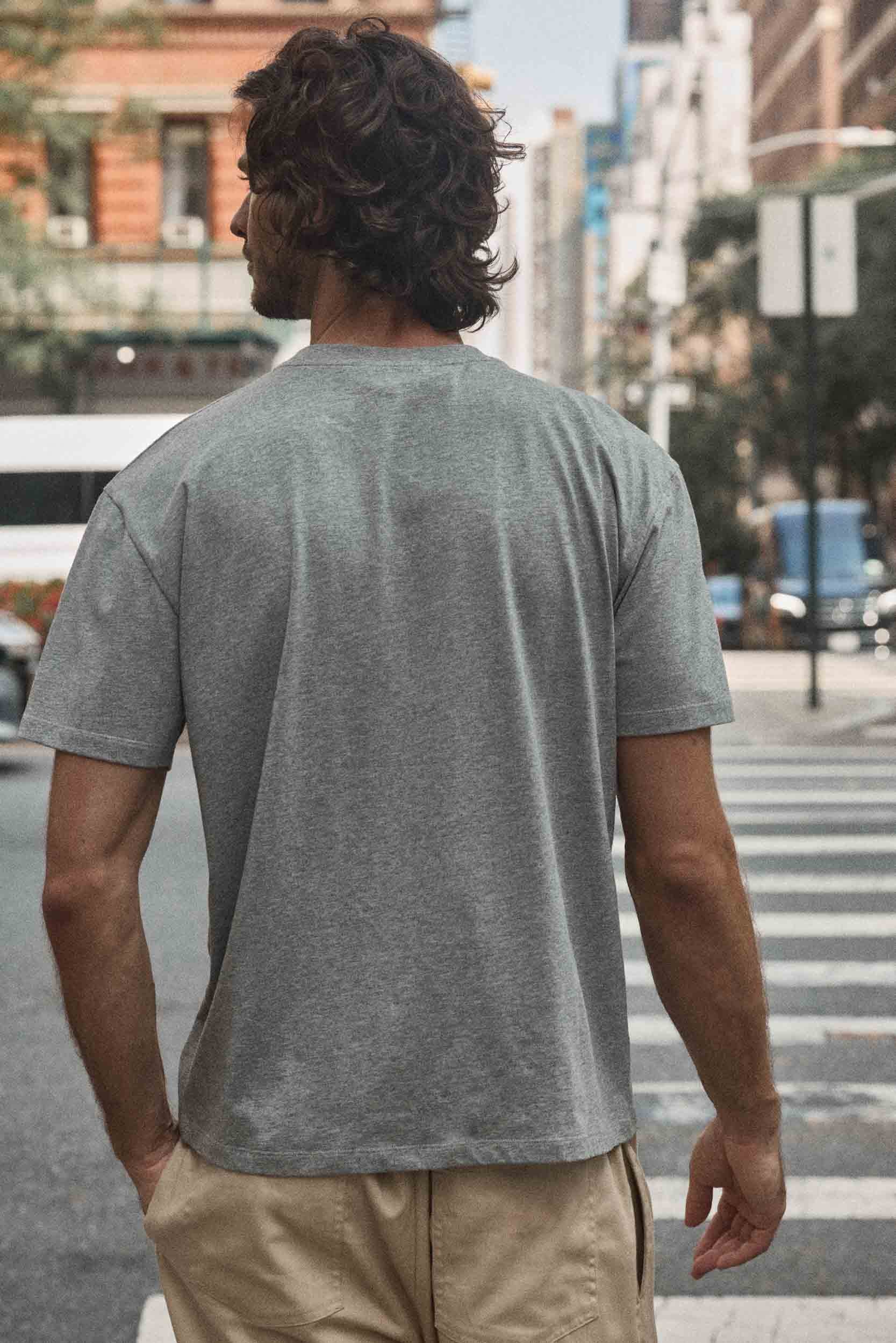 T-shirt Martel heather gray