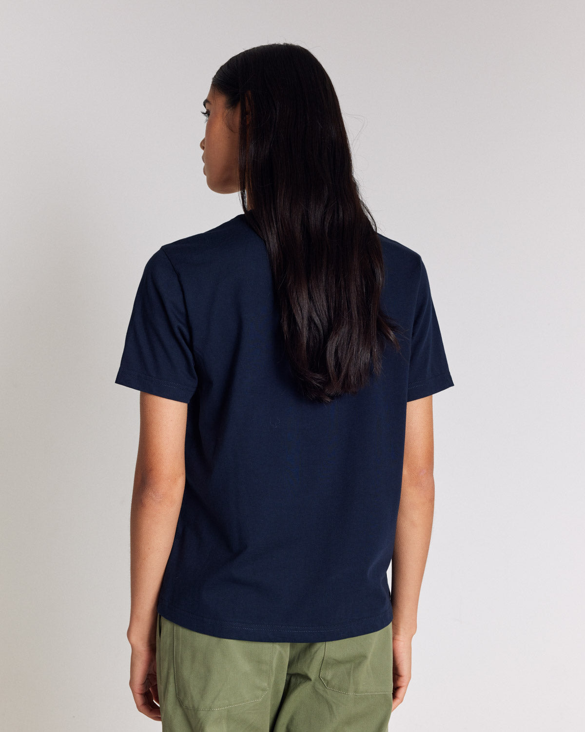 Tee-shirt Bree bleu marine brodé