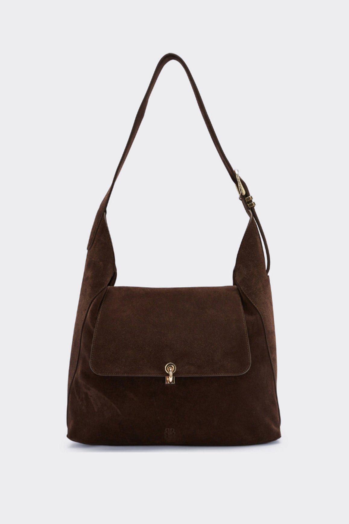 Bag Gala suede of leather mocha