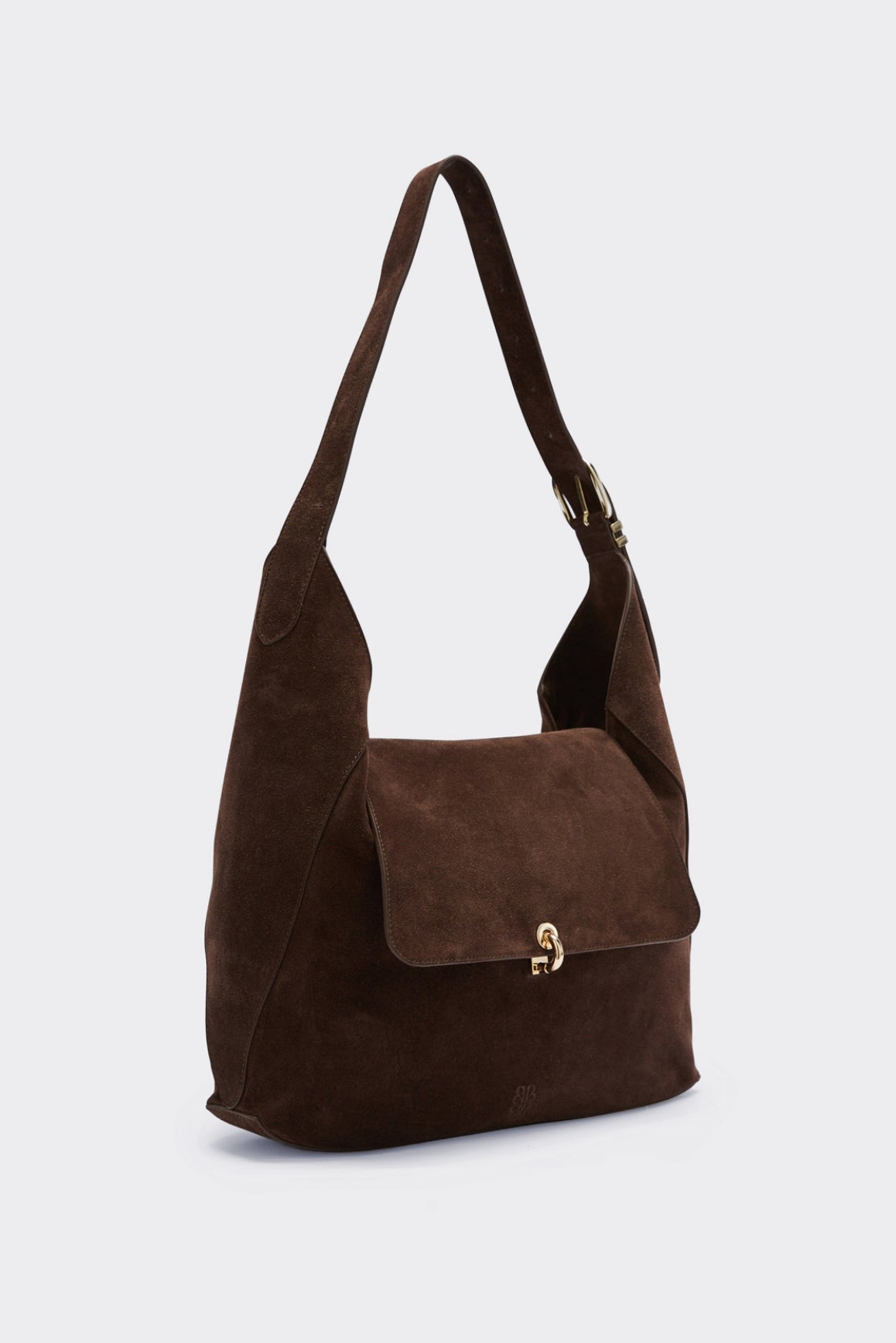 Bag Gala suede of leather mocha
