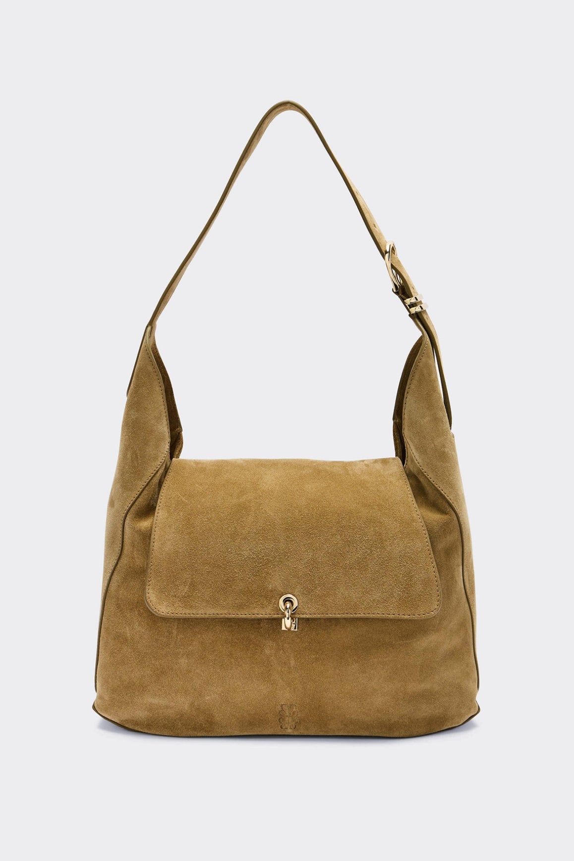 Sac Gala croûte de cuir kaki