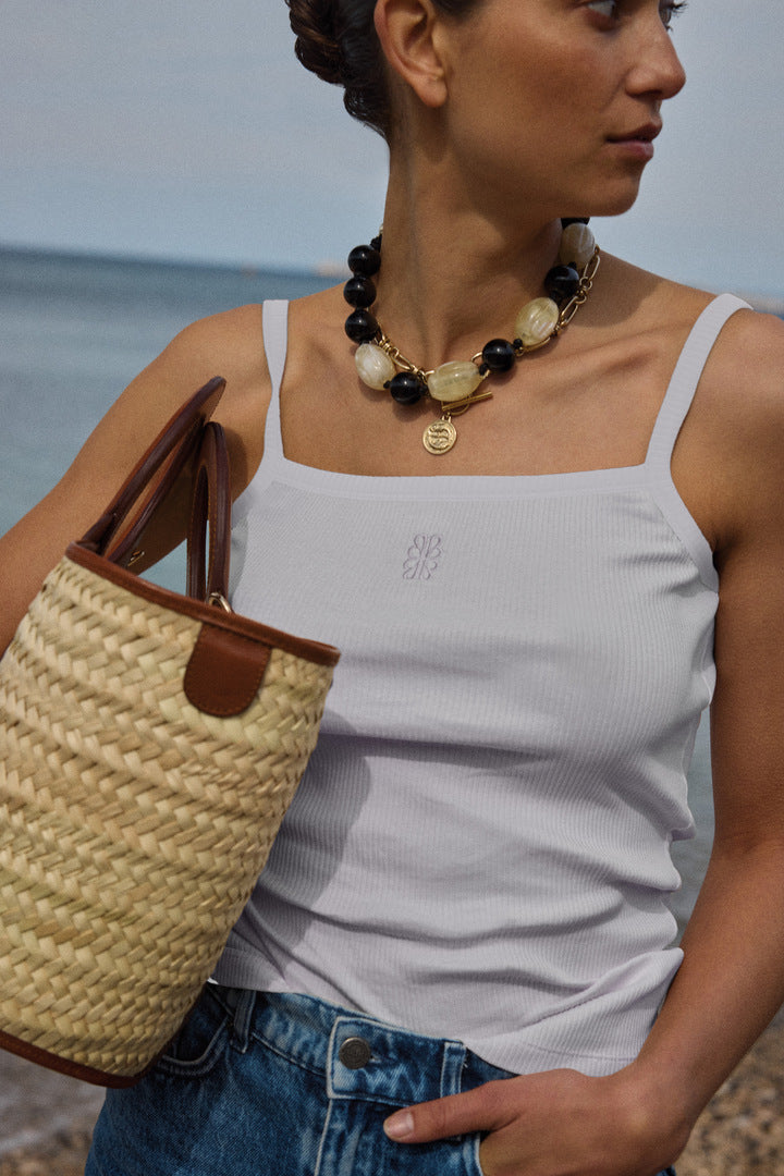 Top Vida heather gray