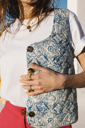 Veste Nougat imprimé toile de jouy