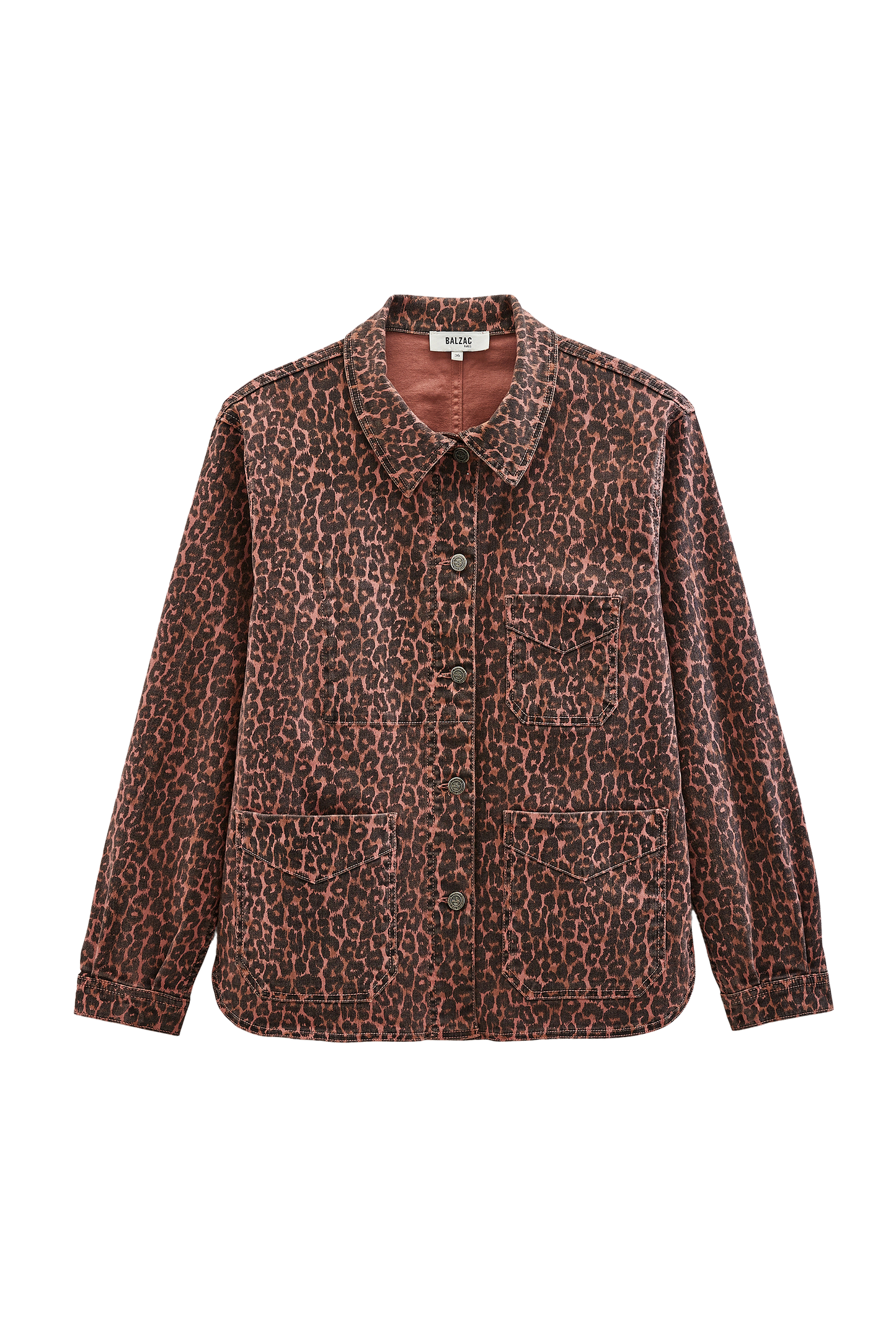 Veste Marais léopard café