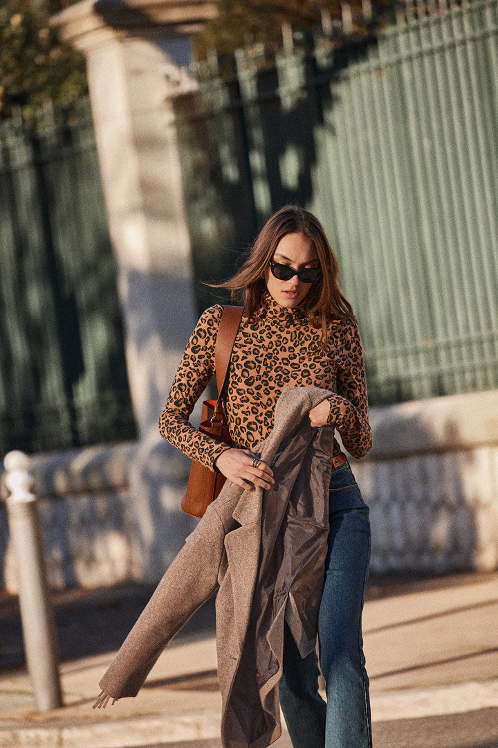 Leopard clothing for ethical women - Balzac Paris