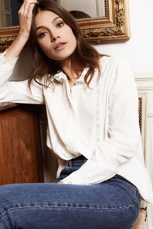Chemise Magdalène blanc naturel