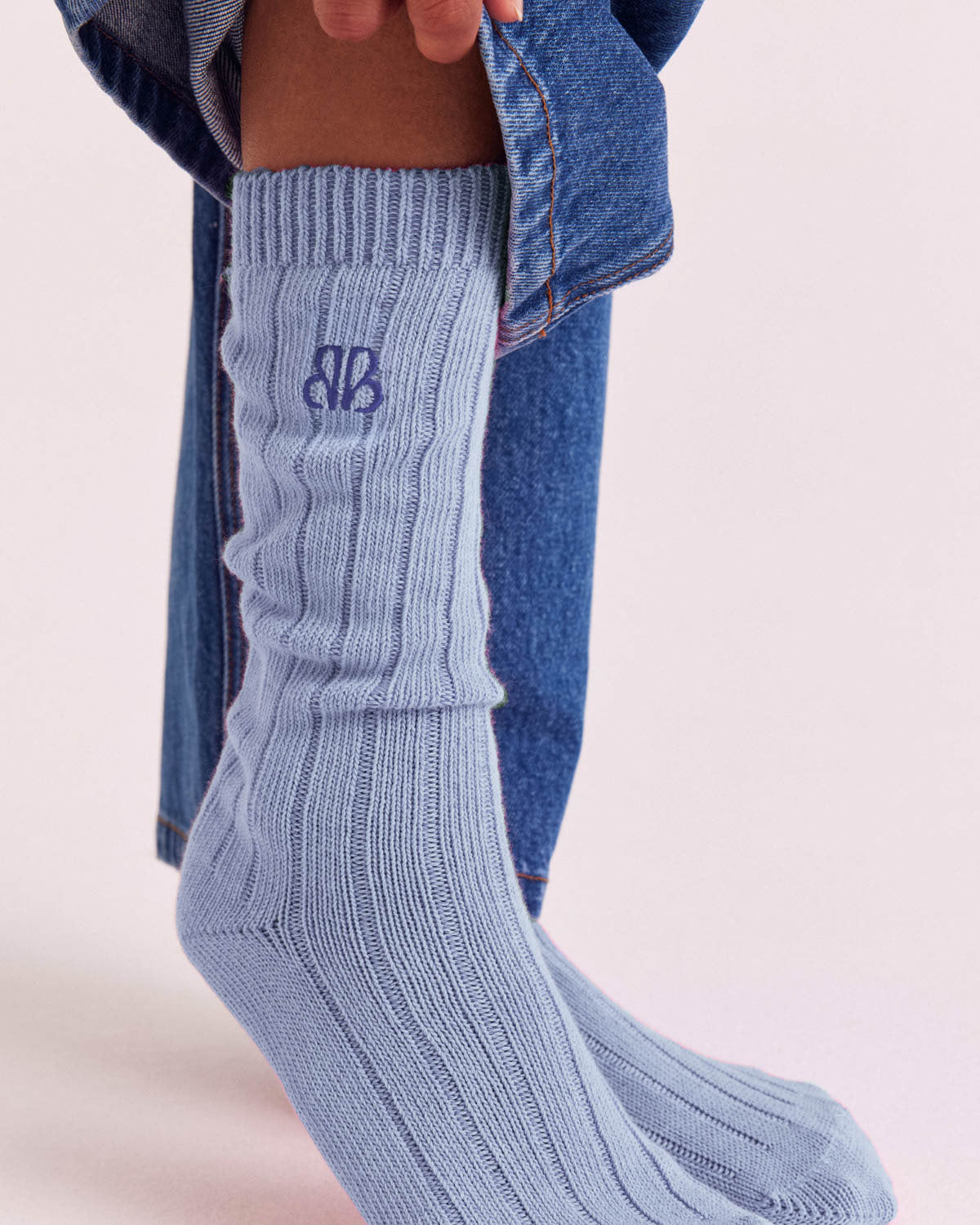 Felice sky blue socks
