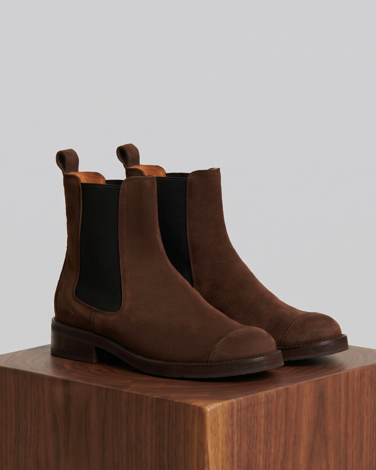 Harry chocolate nubuck ankle boots