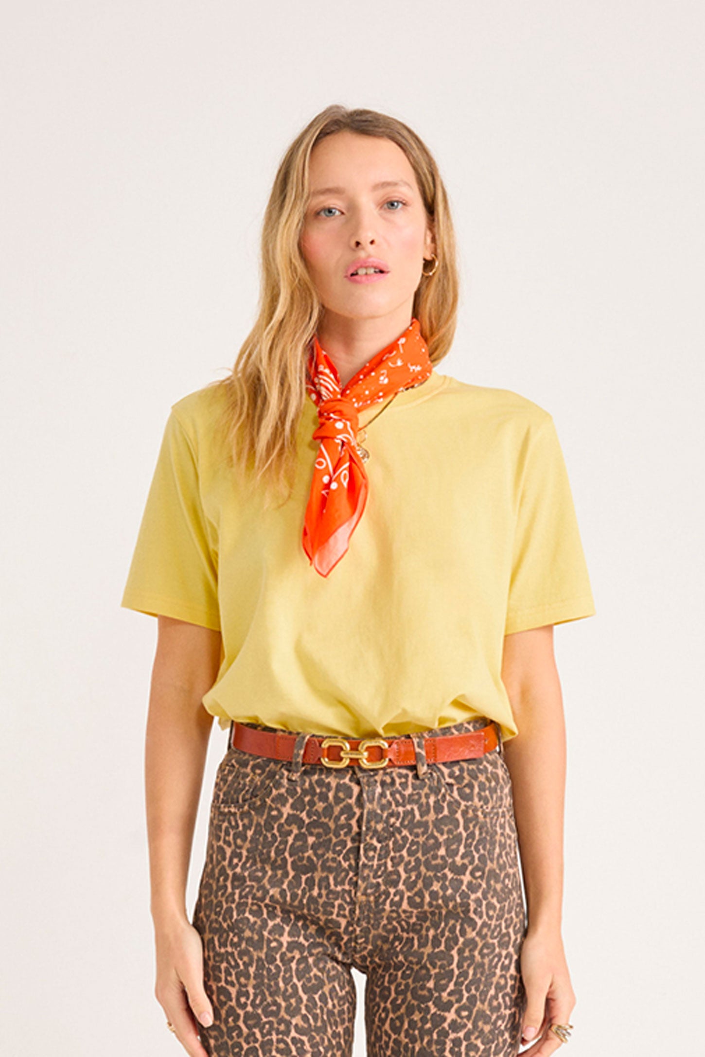 T-shirt Bree giallo