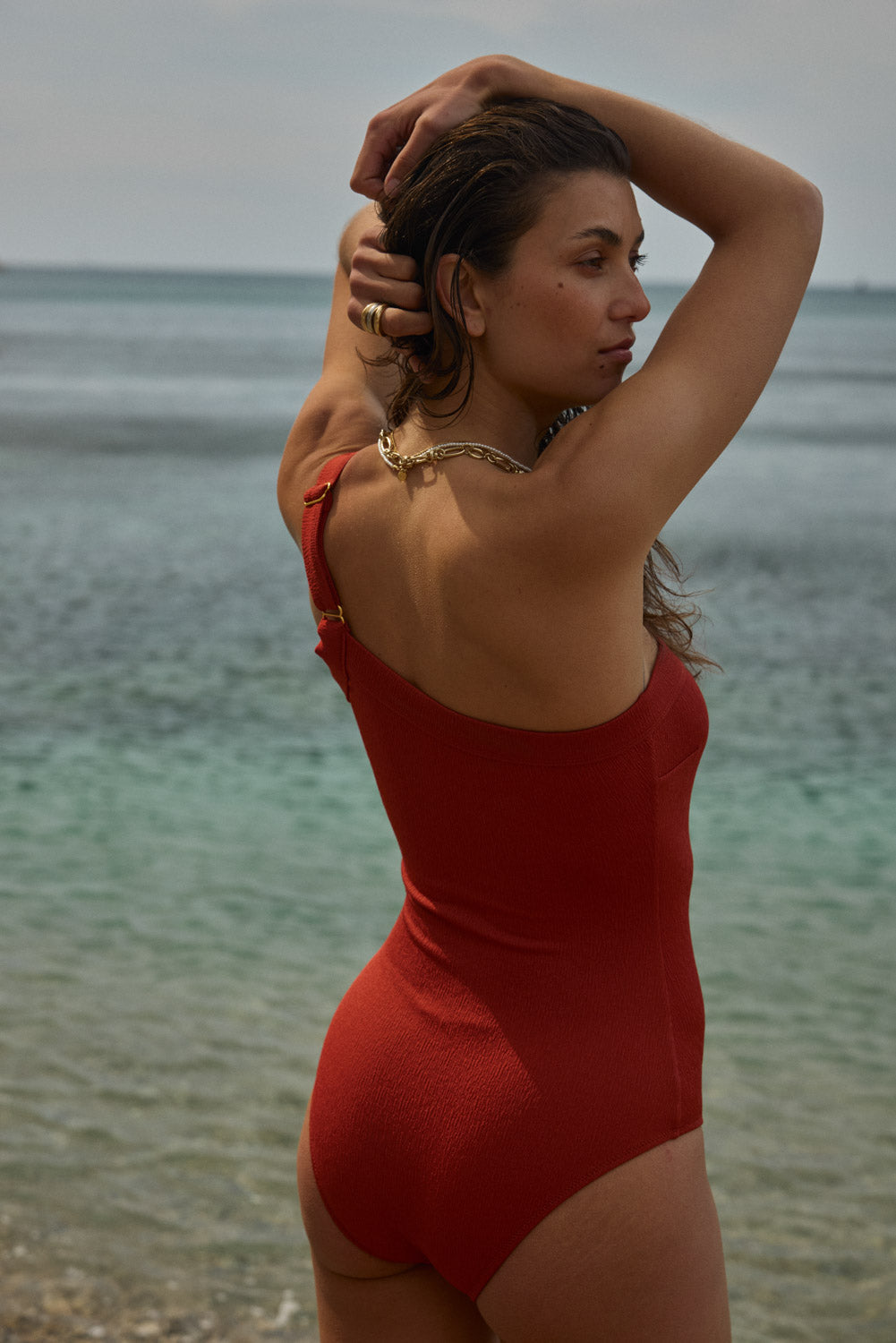 Swimsuit Iris terracotta