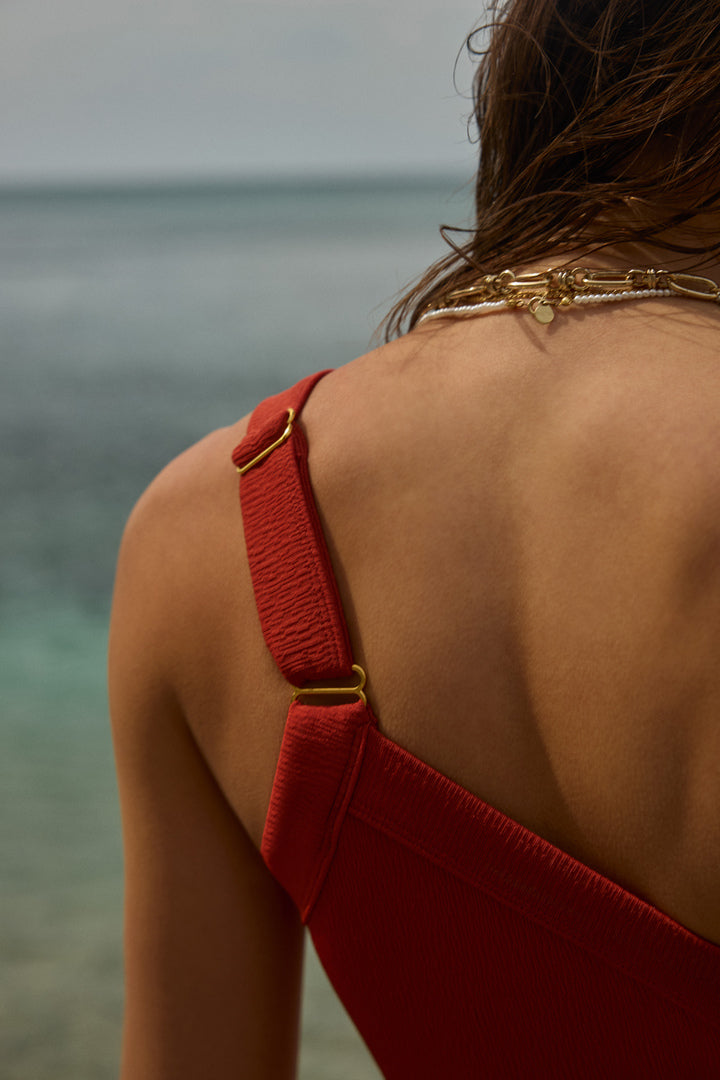 Swimsuit Iris terracotta